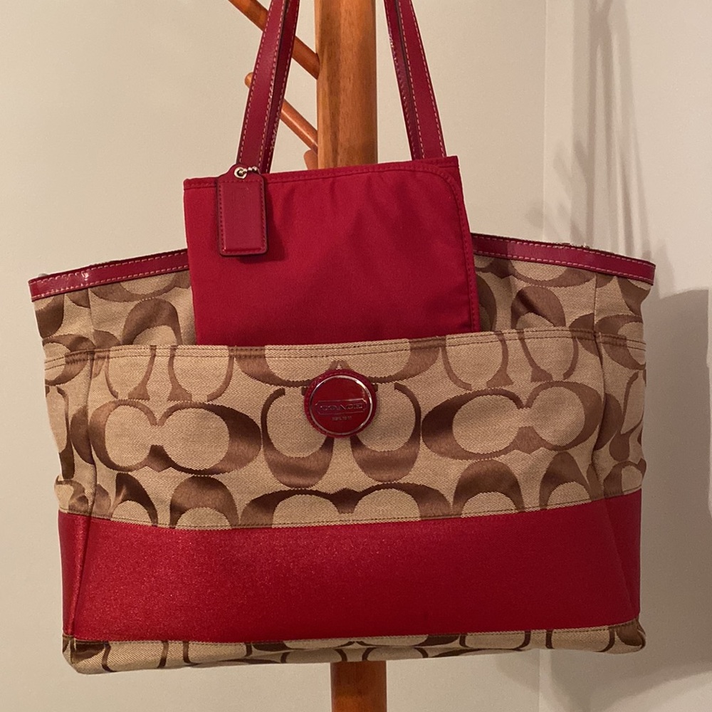 Coach Travel Tote/ Diaper Bag